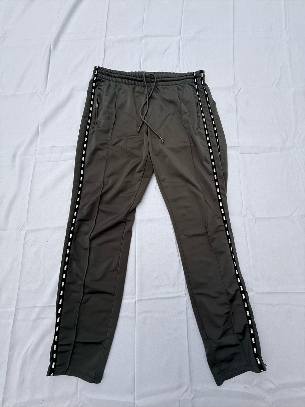 #90 PINK by VS size Medium dark grey drawstring jogger sweats